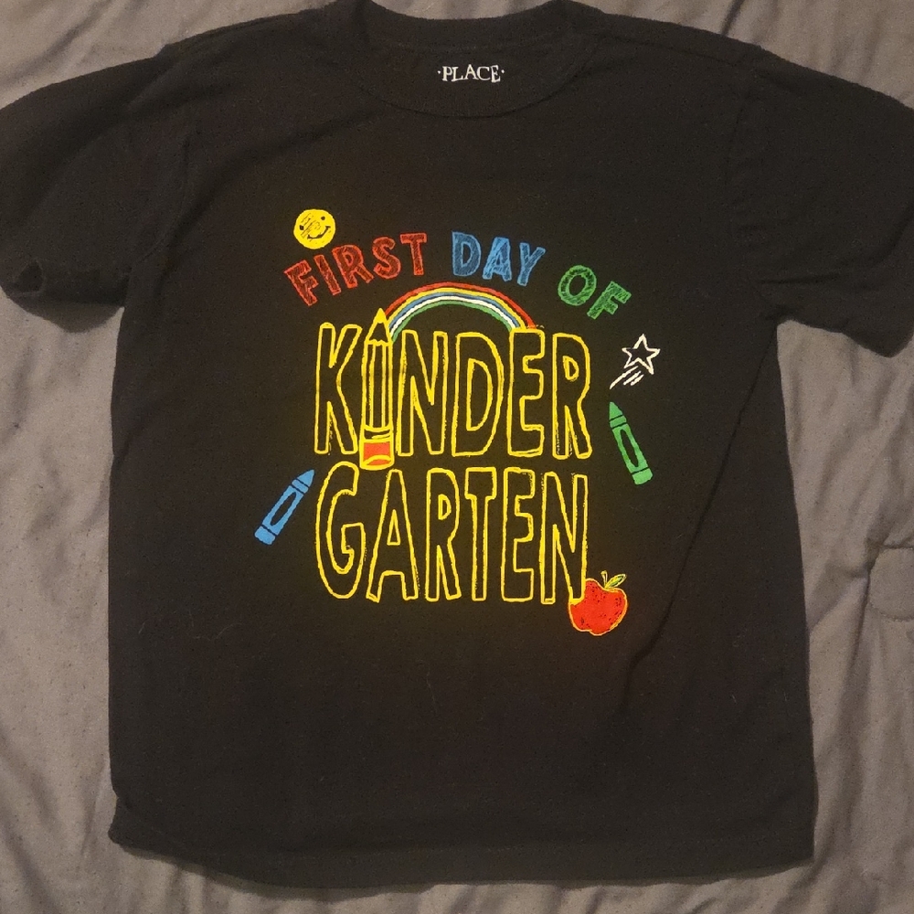 The Children's Place Black Kindergarten Tee